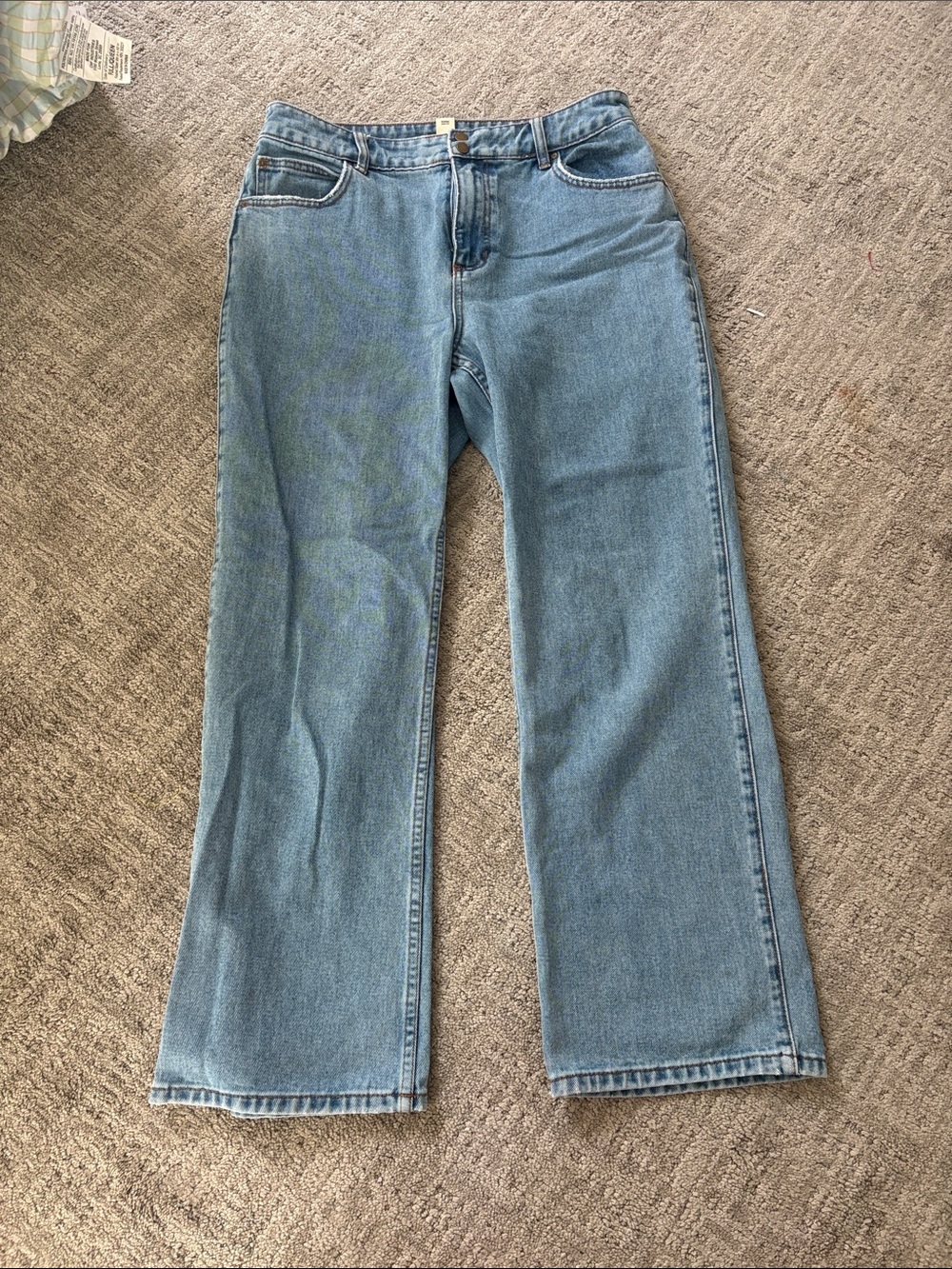 Classic Light Blue Women's Straight-Leg Jeans Billabong x The Salty Blonde